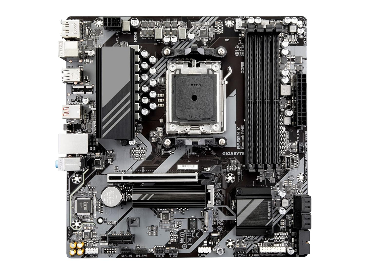 GIGABYTE GA-B650M K AMD AM5 MOTHERBOARD