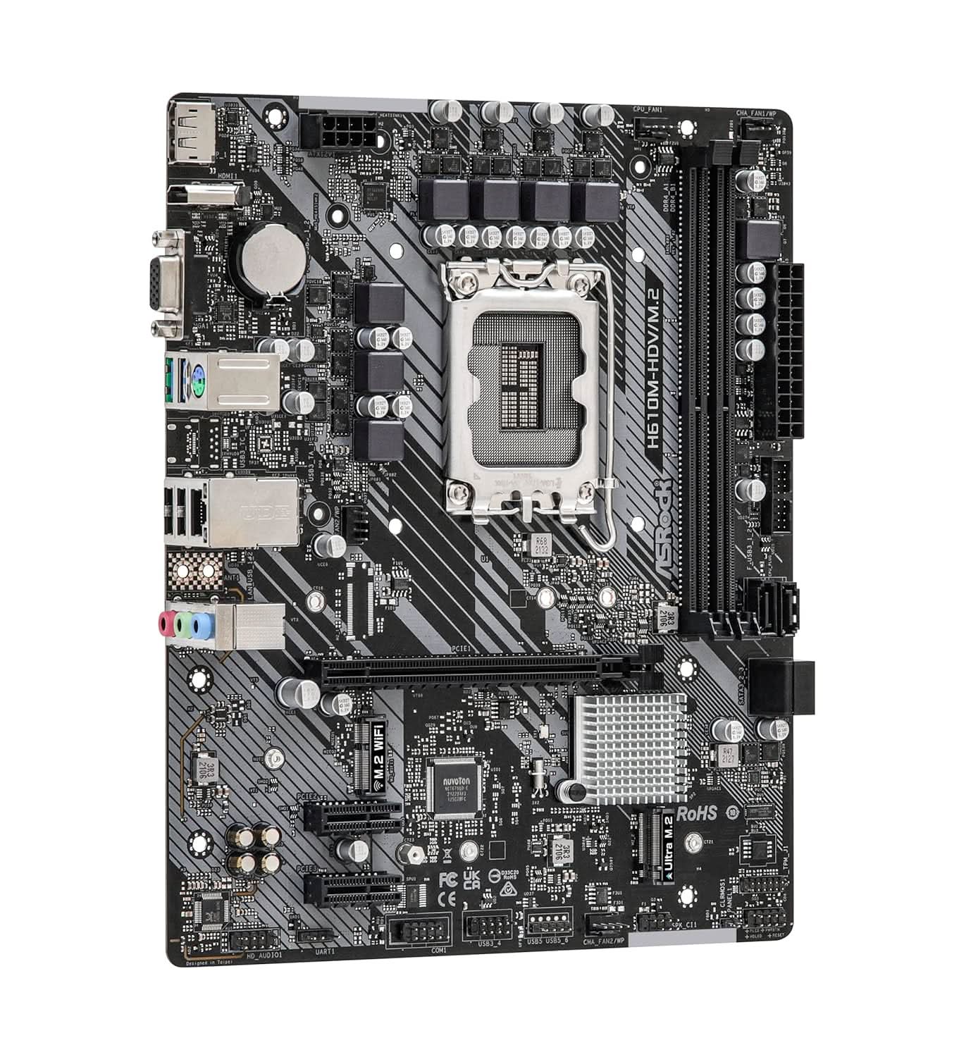 ASROCK H610M-HDV/M.2 MICROATX MOTHERBOARD