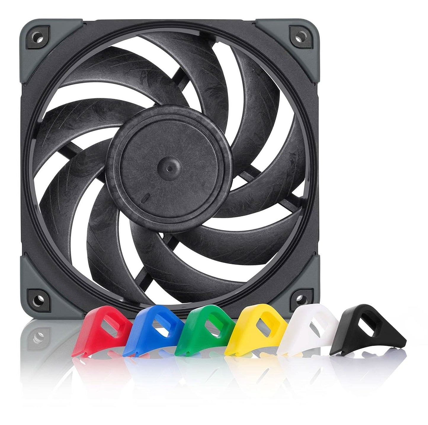 NOCTUA NF-A12X25 PWM CHROMAX.BLACK.SWAP, PREMIUM QUIET FAN, 4-PIN (120MM, BLACK)