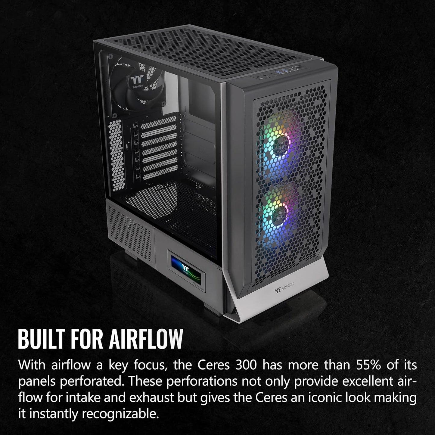 THERMALTAKE CERES 300 TG ARGB MID TOWER CHASSIS CA-1Y2-00M1WN-00
