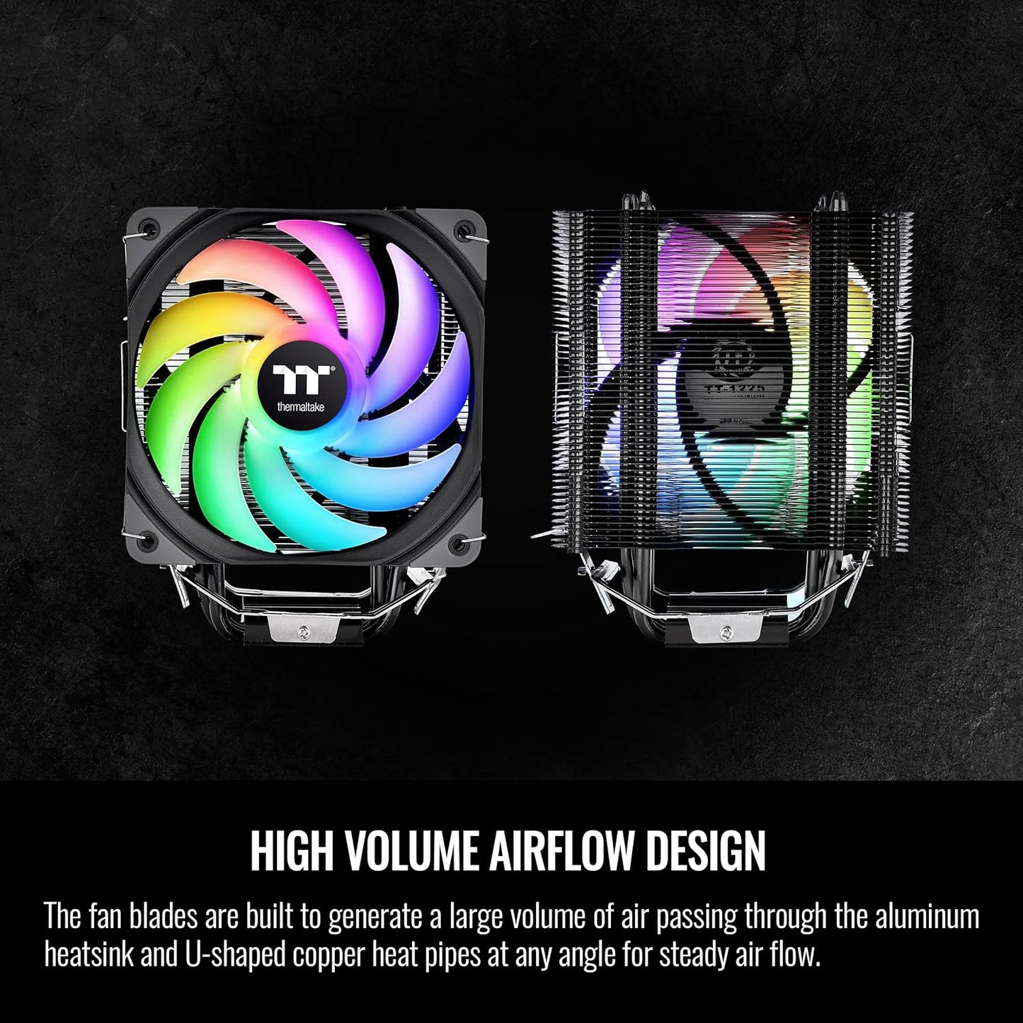 THERMALTAKE UX200 SE ARGB CPU AIR COOLER BLACK CL-P105-AL12SW-A