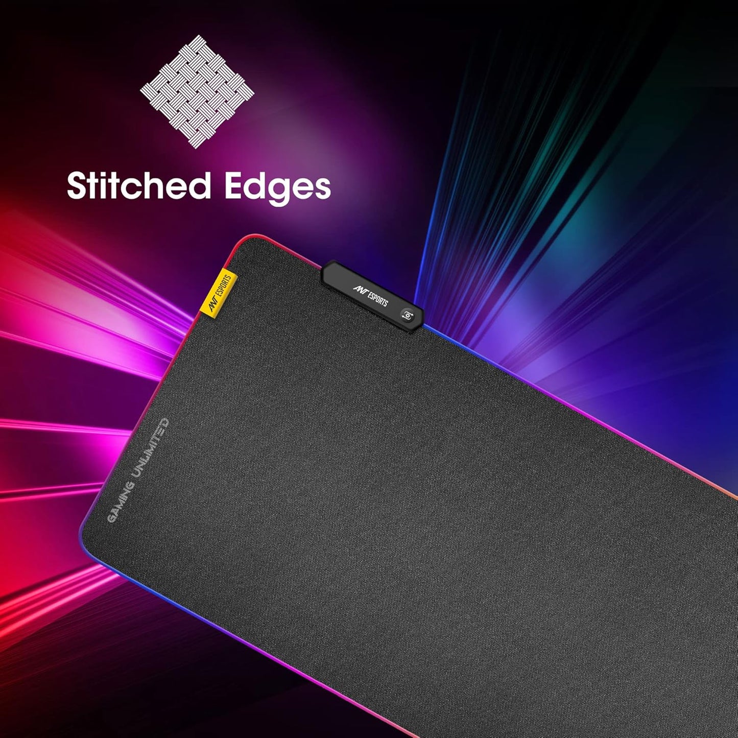 ANT ESPORTS MP400R RGB GAMING MOUSE PAD - XL - BLACK