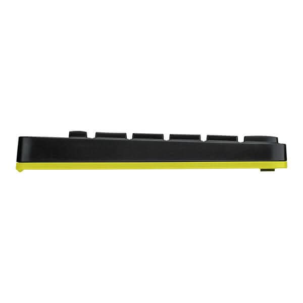 Logitech MK240 Nano Wireless Keyboard and Mouse Combo Black-Yellow