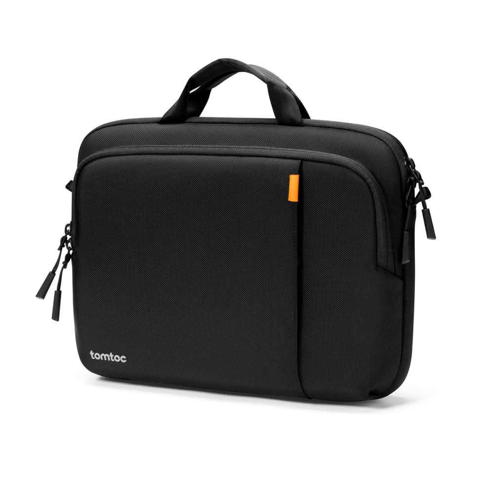 TOMTOC DEFENDER-A30 LAPTOP SHOULDER BAG BLACK-15.6 INCH
