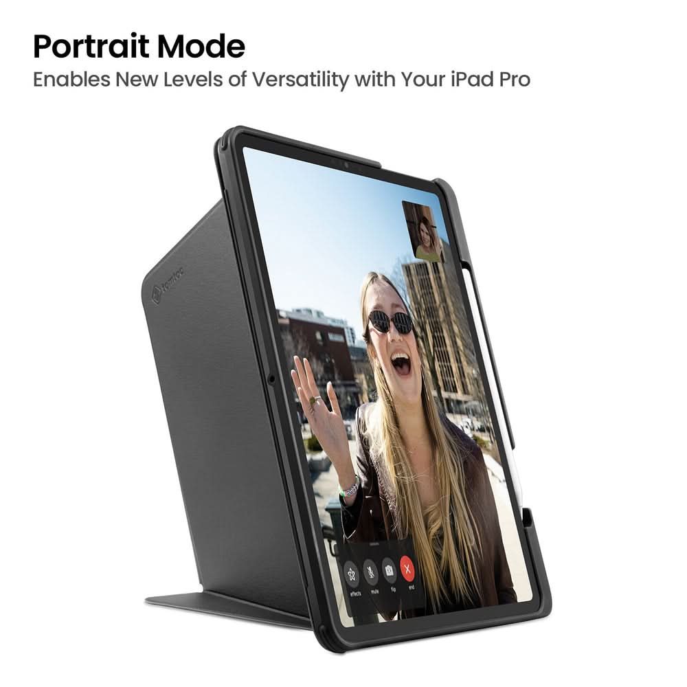 TOMTOC INSPIRE-B50 IPAD TRI-MODE CASE 13 INCH-BLACK