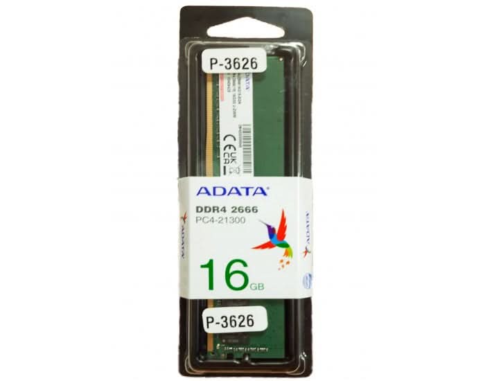 ADATA DESKTOP RAM 16GB DDR4 2666 MHZ AD4U266616G19-SGN