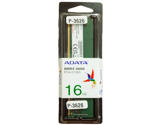 ADATA DESKTOP RAM 16GB DDR4 2666 MHZ AD4U266616G19-SGN
