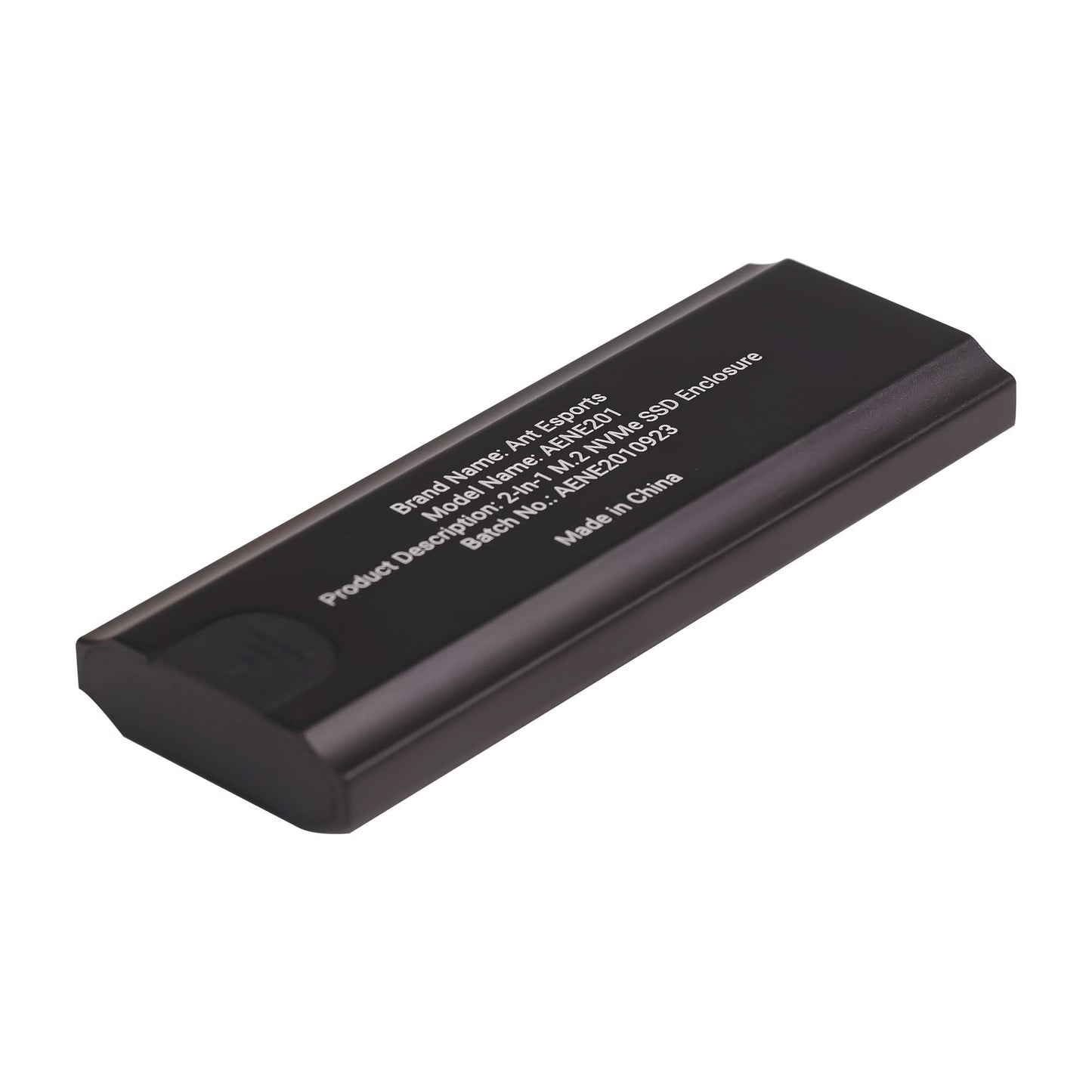 ANT ESPORTS AENE201 M.2 NGFF & NVME SSD ENCLOSURE USB 3.1 I ALUMINUM ENCLOSURE BLACK (B0CQXRLT5B)