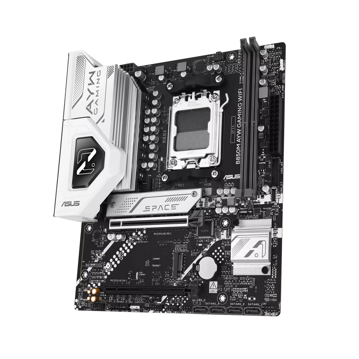 ASUS B850M AYW GAMING WIFI DDR5 Micro-ATX AM5 Motherboard