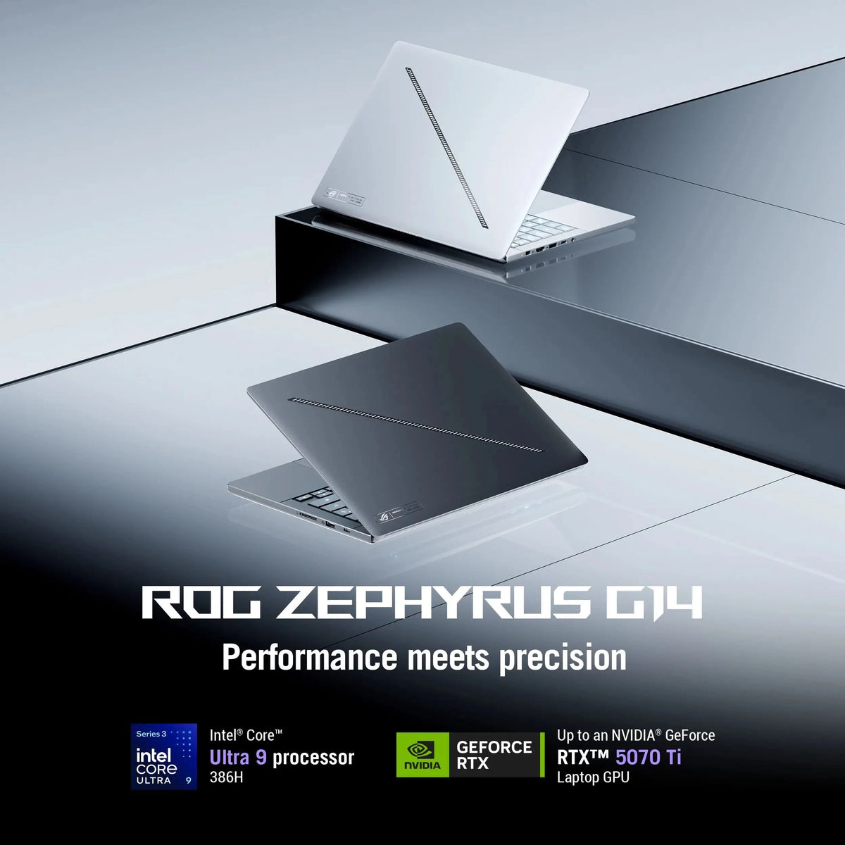 ASUS ROG Zephyrus G14 (2026) GU405AP-SY060WS, Intel Core Ultra 9 Processor 386H, 16GB RAM, 1TB SSD, 14 inch Nebula HDR Display, Windows 11 Home