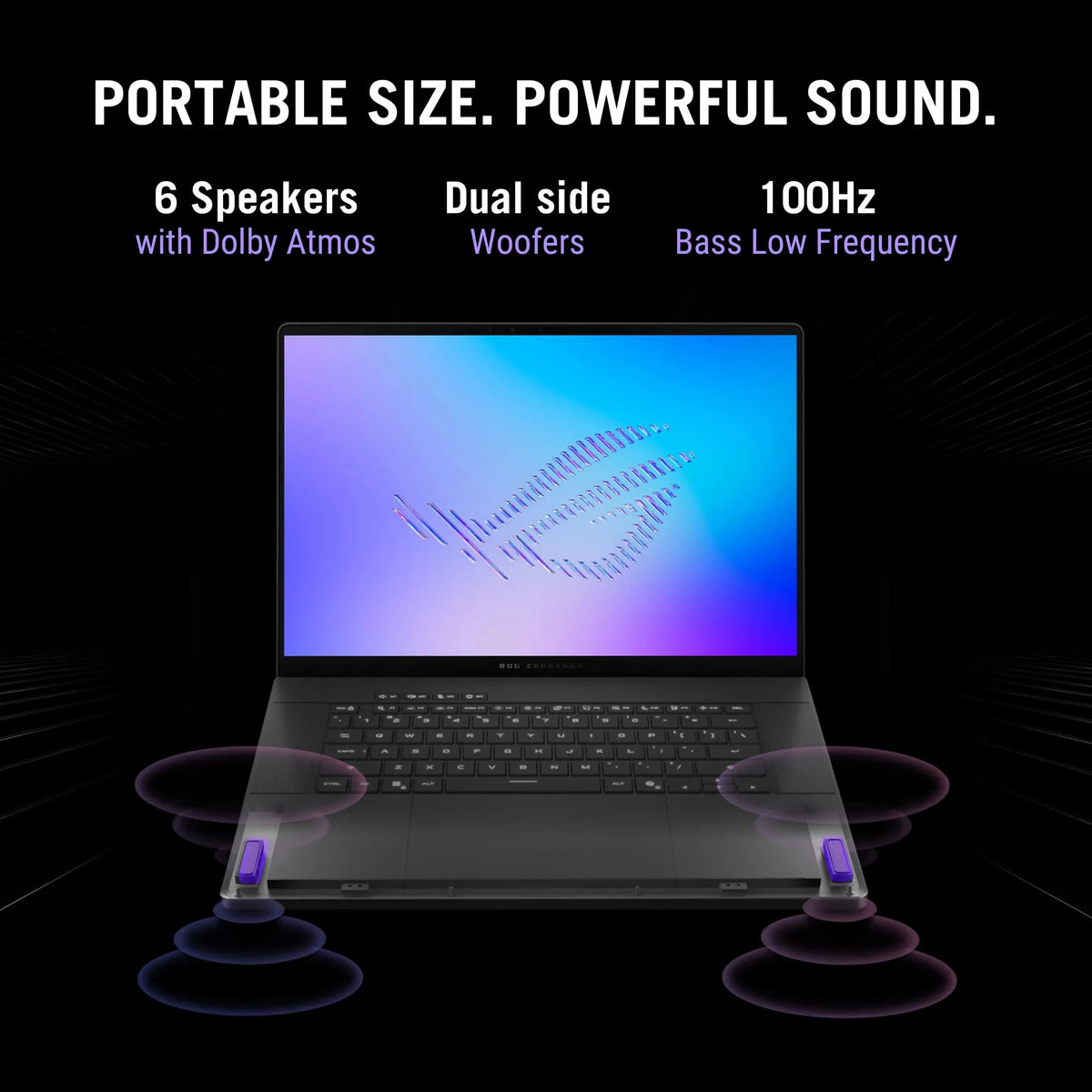 ASUS ROG Zephyrus G16 GU606AR-TB039WS, Intel Core Ultra 9 386H, RTX 5070 Ti GPU, 32GB RAM, 2TB SSD, 16 inch 2.5K Resolution, Windows 11 Home, Microsoft Office Home 2024, Microsoft 365 Basic, Gaming Laptop