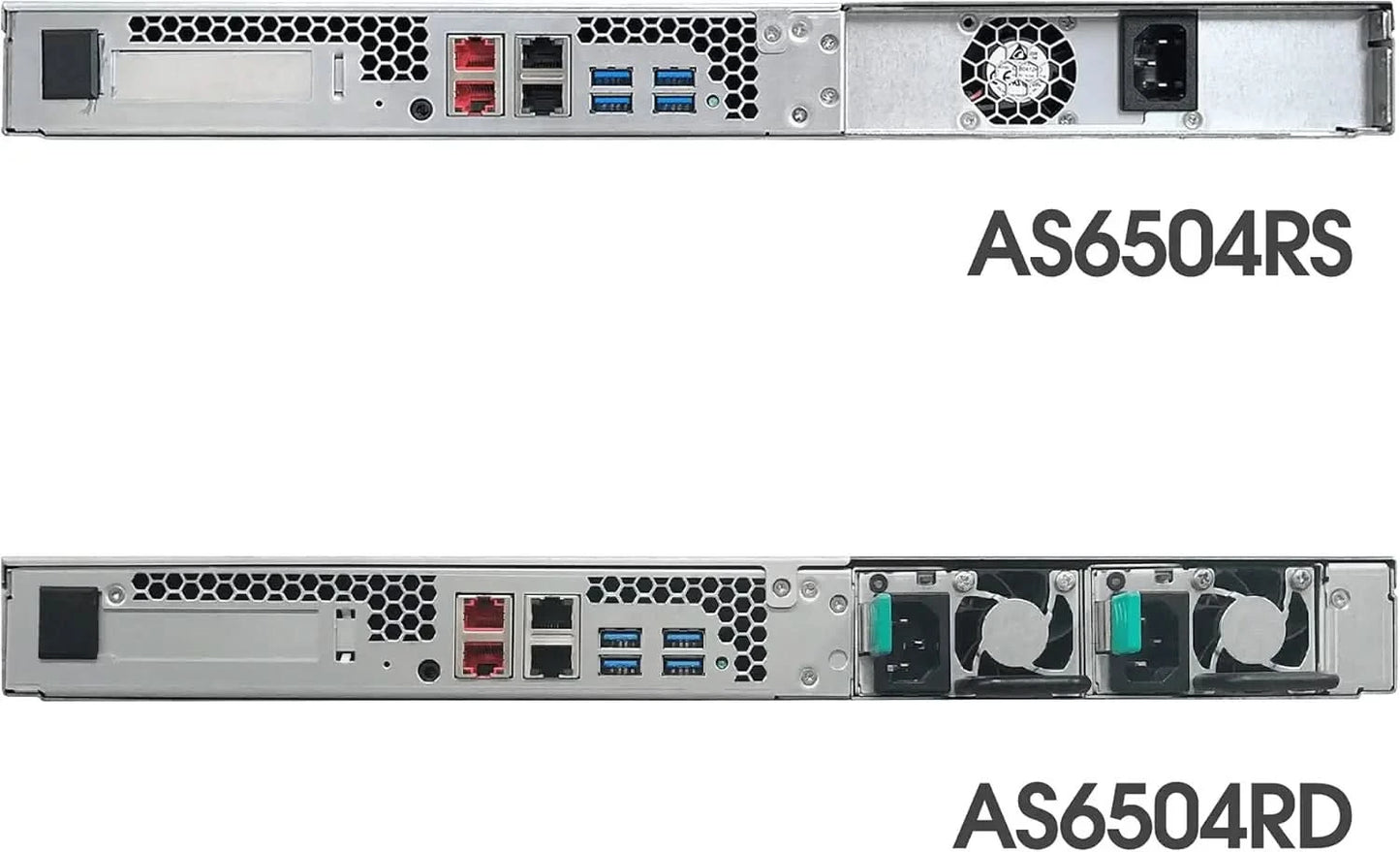 ASUSTOR AS6504RS 4-Bay NAS | 2.5GbE, 8GB DDR4, Energy-Efficient Rackmount Storage Server