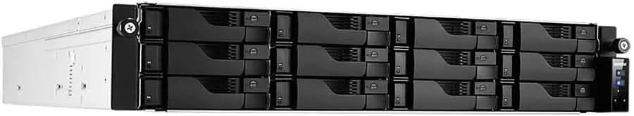 ASUSTOR AS6512RD 12-Bay NAS | 2.5GbE, 8GB DDR4, Energy-Efficient Rackmount Storage Server
