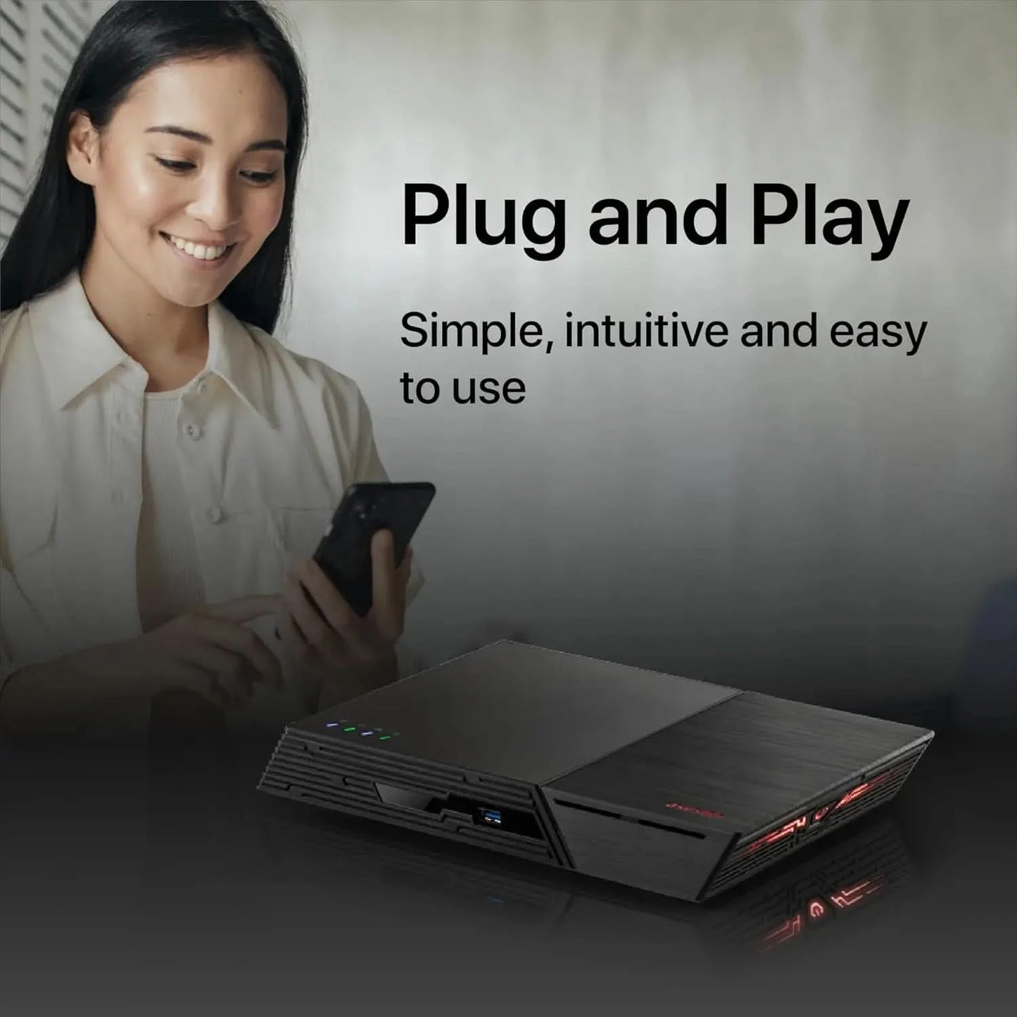 ASUSTOR FS6712X 12-Bay NAS | 10GbE, 4GB DDR4, Energy-Efficient NVMe Storage Server