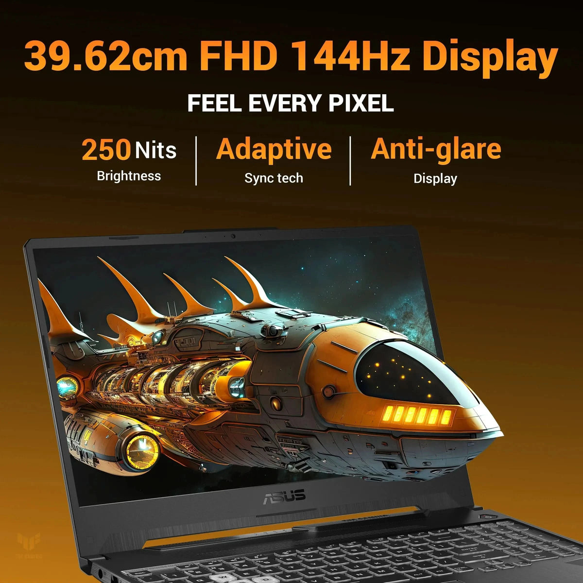 ASUS TUF Gaming A15, Gaming Laptop, AMD Ryzen 7 170 Processor, 16GB RAM, 512GB, RTX 3050, 15.6 FHD, Windows 11 Home, Office Home 2024 and M365 Basic -1 Year Validity, FA506NCQ-IN081WS