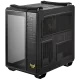 ASUS TUF Gaming GT502 PLUS TG ARGB Mid Tower Gaming Cabinet, Black