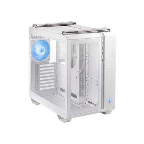 ASUS TUF Gaming GT502 PLUS TG ARGB Mid Tower Gaming Cabinet, White