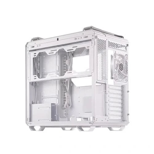 ASUS TUF Gaming GT502 PLUS TG ARGB Mid Tower Gaming Cabinet, White