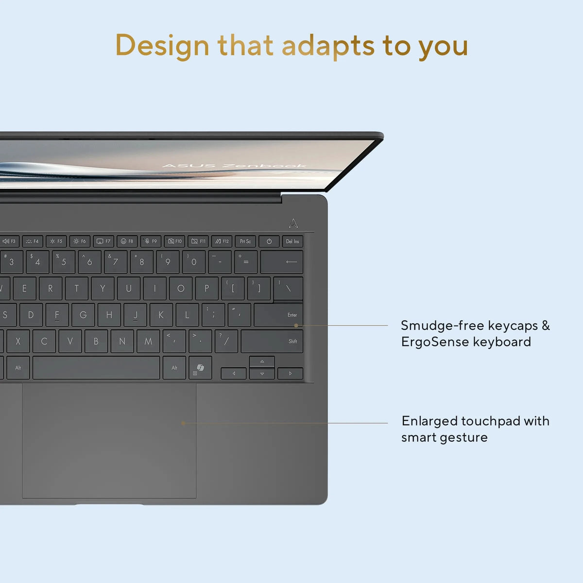ASUS Zenbook A14 UX3407NA-QD226WS, Snapdragon X2 Elite X2E88100, 16GB RAM, 512GB SSD, Qualcomm Adreno GPU, 14 inch OLED FHD+, Windows 11 Home, Office Home 2024, M365 Basic-1 Year Validity, AI Powered Laptop