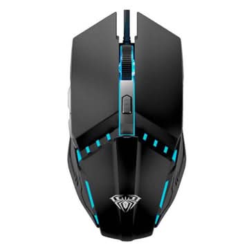 AULA S31 Wired Ergonomic Gaming Mouse Black