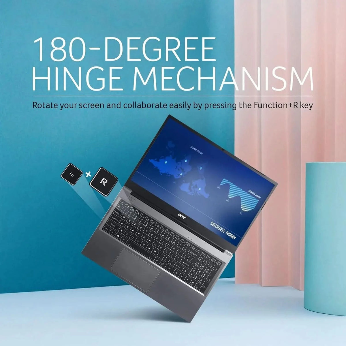 Acer Aspire Intel Core i3 13th Gen 1305U, 8GB RAM, 512GB SSD, Windows 11 Home, 15.6 inch, Silver, 1.7 kg, A325-53 Laptop