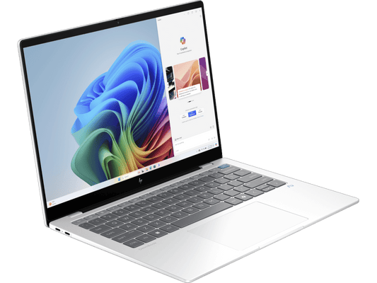 HP OMNIBOOK SNAPDRAGON X PLUS - (16 GB/512 GB SSD/WINDOWS 11 HOME) 14-FE1011QU THIN AND LIGHT LAPTOP (14 INCH, GLACIER SILVER, 1.34 KG, WITH MS OFFICE)