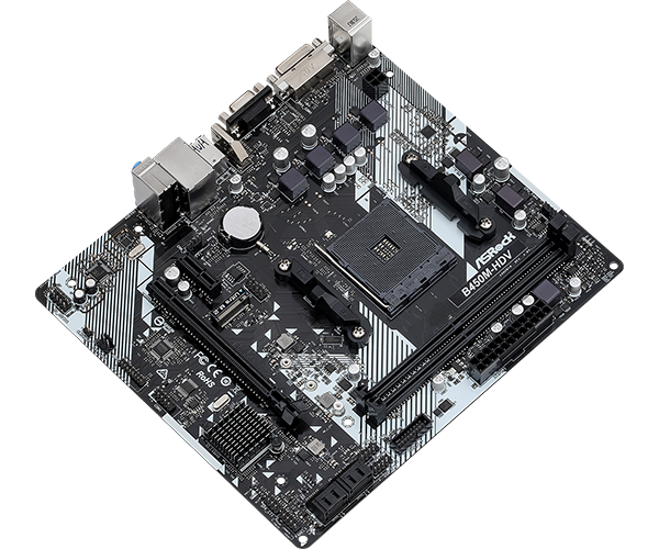 ASROCK B450M HDV R4.0 AMD AM4 MOTHERBOARD