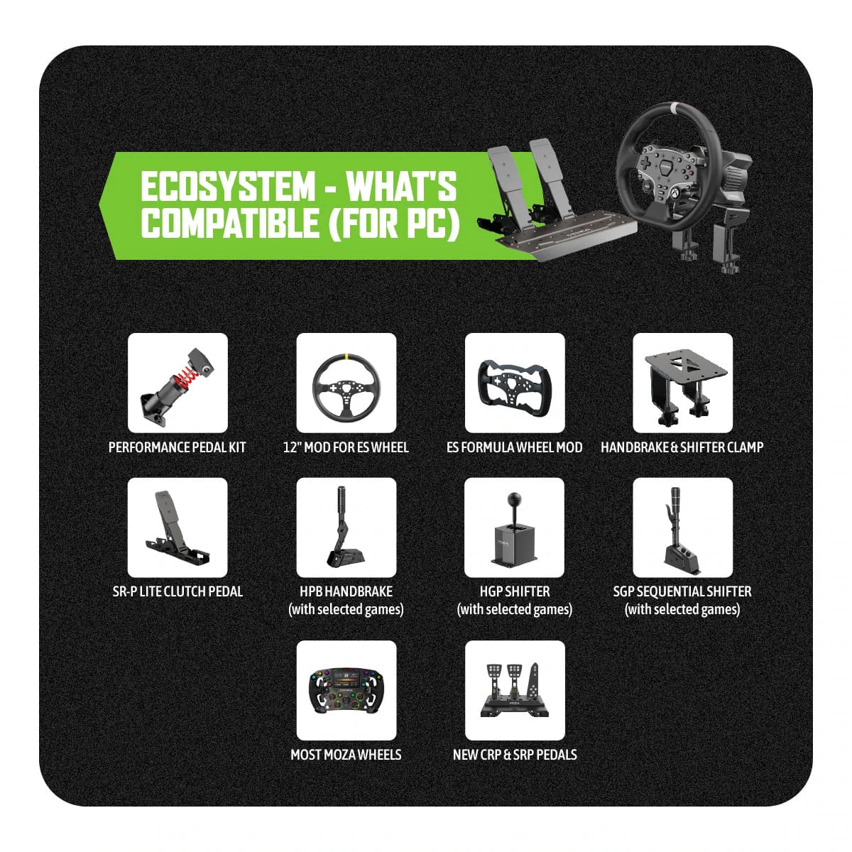 MOZA R3 BUNDLE FOR PC AND XBOX & PC