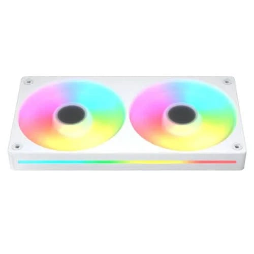 COUGAR Unity 240 ARGB Reverse Blade White Single-Frame Case Fan, PWM, CF-UN240RW-RGB