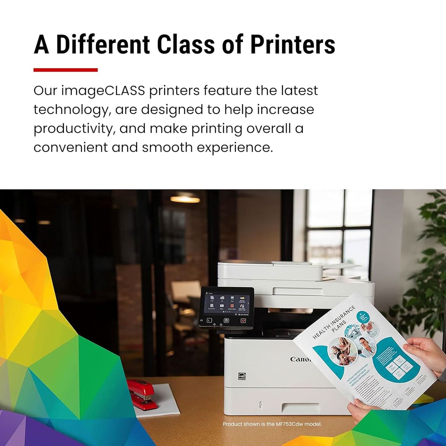 Canon Color imageCLASS LBP646Cdw Wireless Laser Printer for Duplex Printing, White - 26 PPM Home Office, Small Office Printer