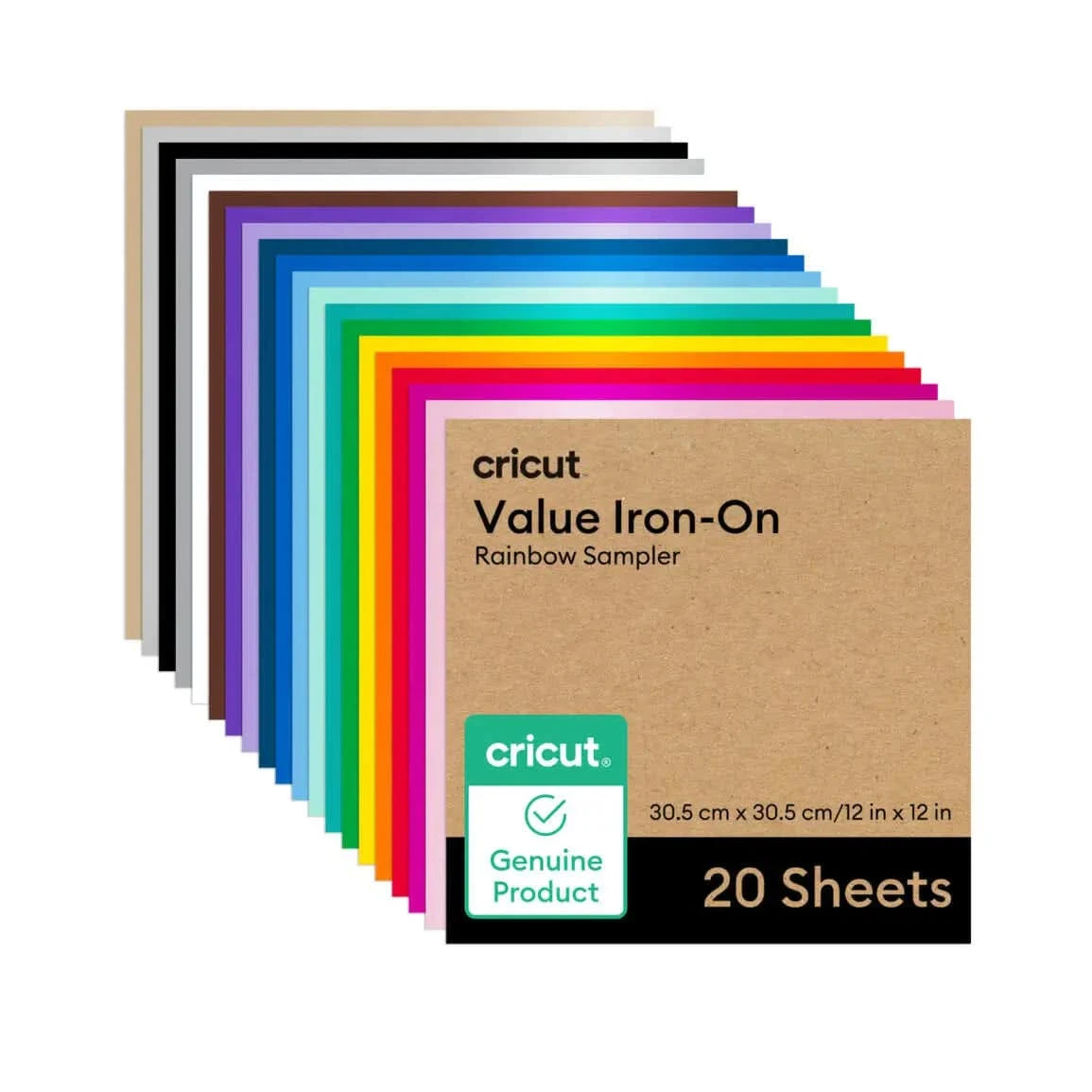 Circuit Value Iron-On, Rainbow Sampler - 12 in x 12 in (20 ct)