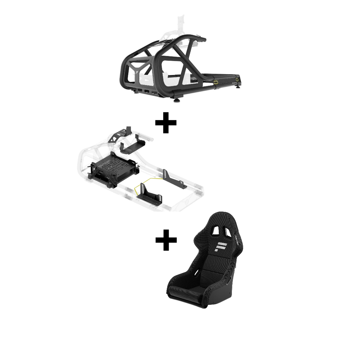 ClubSport GT Cockpit Full Set Bundle (Cockpit Box1, Box2 and Seat only) -BLACK