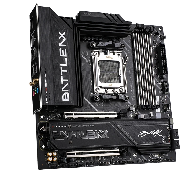 Colorful BATTLE-AX B850M-PLUS S WIFI7 V14 AMD B850 M-ATX Motherboard (Black)