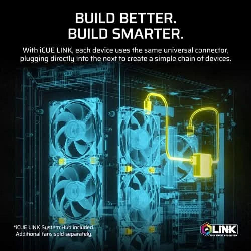 Corsair iCUE LINK TITAN 420 RX RGB Black, 420mm AIO Liquid CPU Cooler