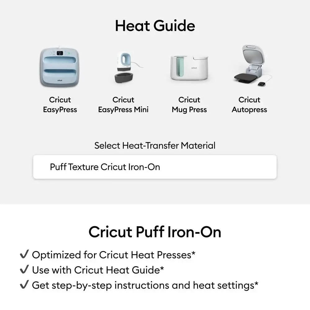 Cricut Puff Iron-On (12 in x 19 in)