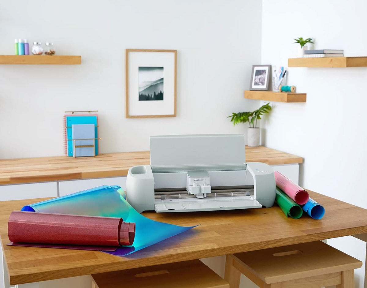 Cricut Smart Iron-On Heat Transfer Vinyl, Blue, 13 x 36 Inches, 2011658, IM027753