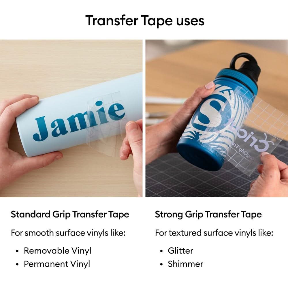 Cricut Transfer Tape for Vinyl, 12 Inches x 12 Feet, 2011339, IM027752