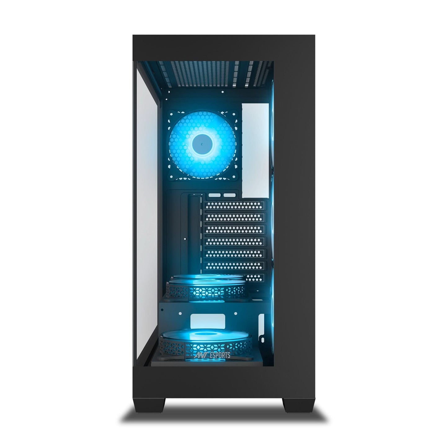 ANT ESPORTS CRYSTAL X7 ATX CABINET BLACK