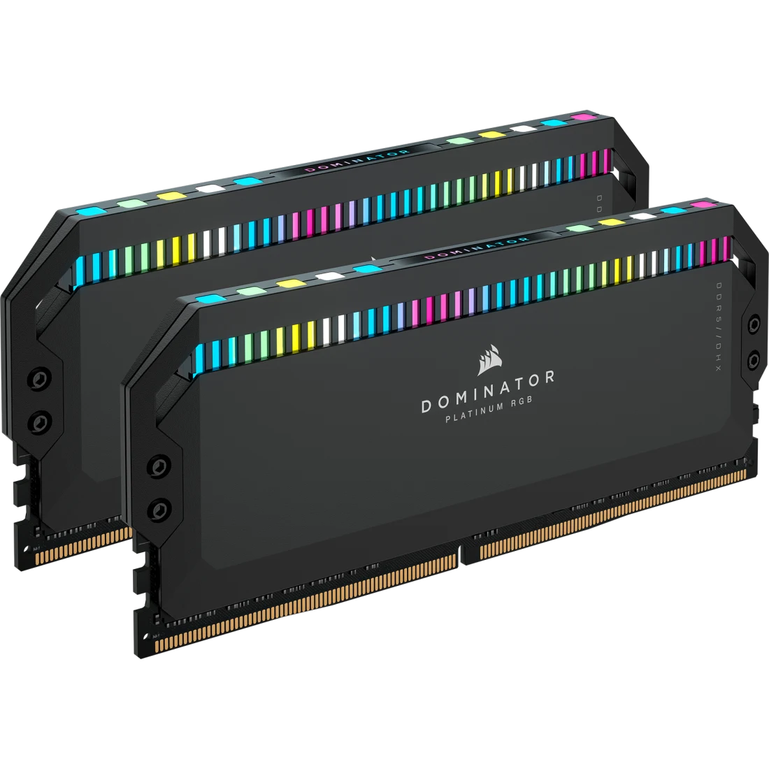 CORSAIR MEMORY CMT64GX5M2B6000C30 DOMINATOR PLATINUM RGB DDR5 RAM 64GB (2X32GB) 6000MHZ CL30 INTEL XMP ICUE COMPATIBLE COMPUTER MEMORY - BLACK
