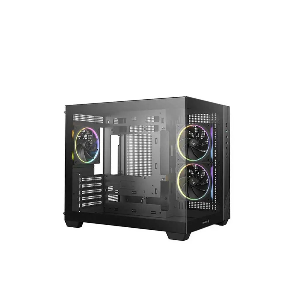 Deepcool CG330 3F Micro ATX Mid Tower Cabinet Black (R-CG330-BKNGM3-G)