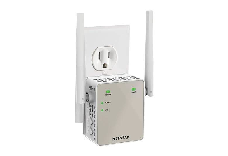 NETGEAR WIFI RANGE EXTENDER EX6120 WITH AC1200 DUAL BAND WIRELESS SIGNAL BOOSTER