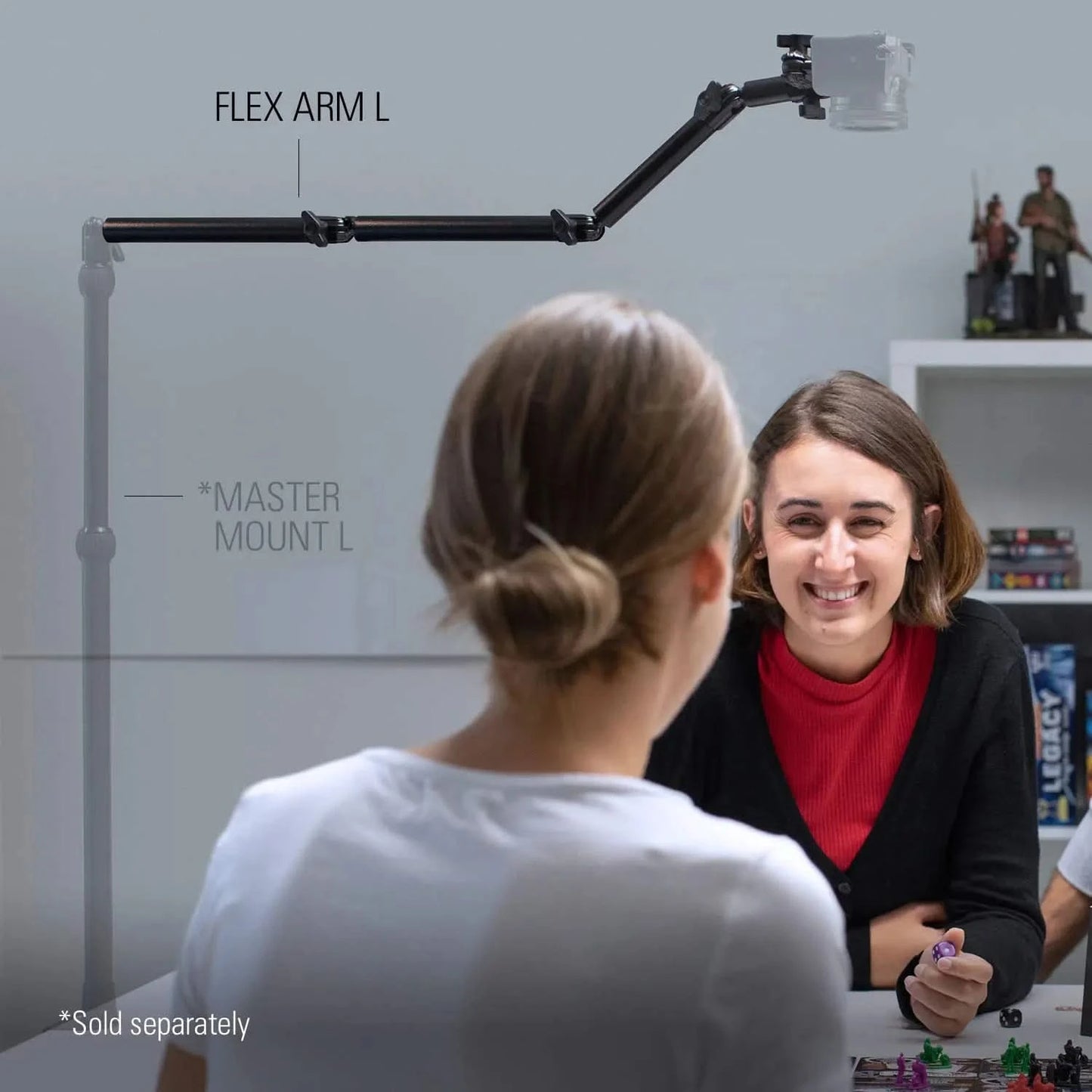 Elgato Flex Arm for Multi Mount - Four Steel Tubes with Ball Joints, Compatible with All Elgato Accessories