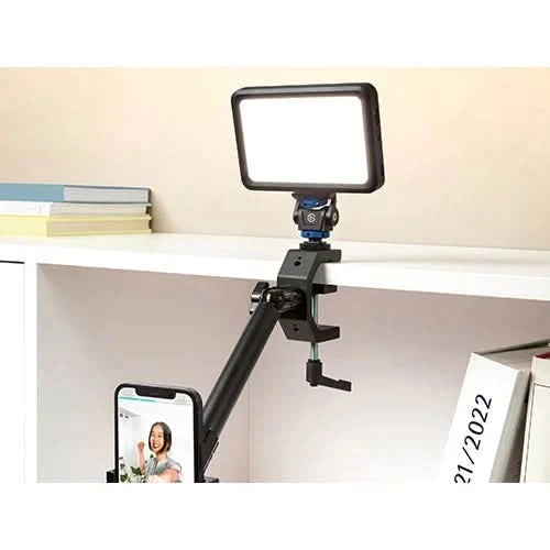 Elgato Heavy Clamp Professional Mount with Ball Head and 4x 1/4 inch holes, Ultra Secure and Durable, Mount on Desks, Shelves, Poles, perfect for Cameras, Lights, Flash