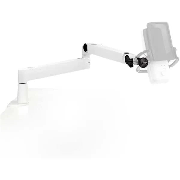 Elgato Wave Low Profile Mic Arm, Fully Adjustable, 360 Degree Rotation, Compatible With 1/4, 3/8 and 5/8-inch Mic Mounts, For Recording, Streaming, Broadcasting, Gaming, White