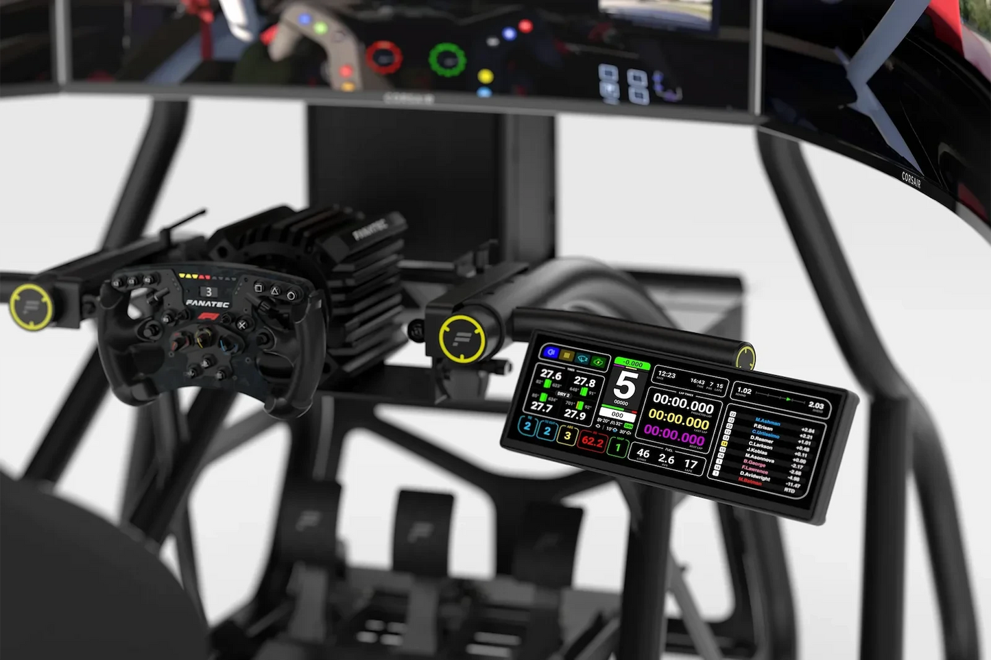 Fanatec ClubSport Cockpit Upper Accessory Mount, Black CRD-9900003-WW