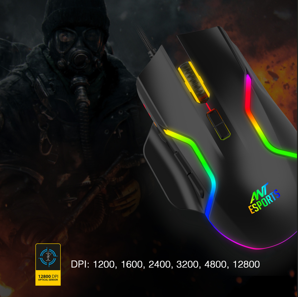 ANT ESPORTS GM340 WIRED GAMING MOUSE