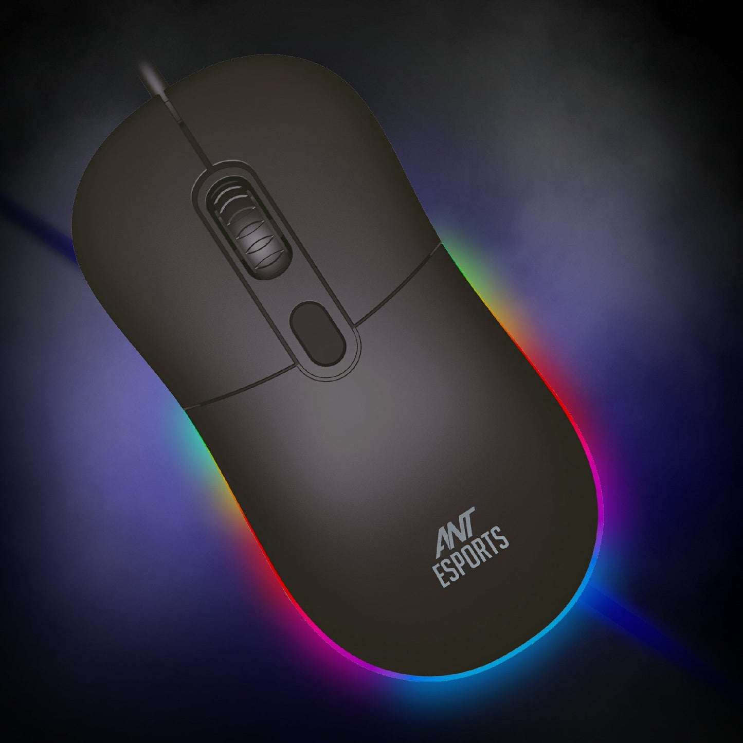 ANT ESPORTS GM40 OPTICAL RGB WIRED GAMING MOUSE - BLACK