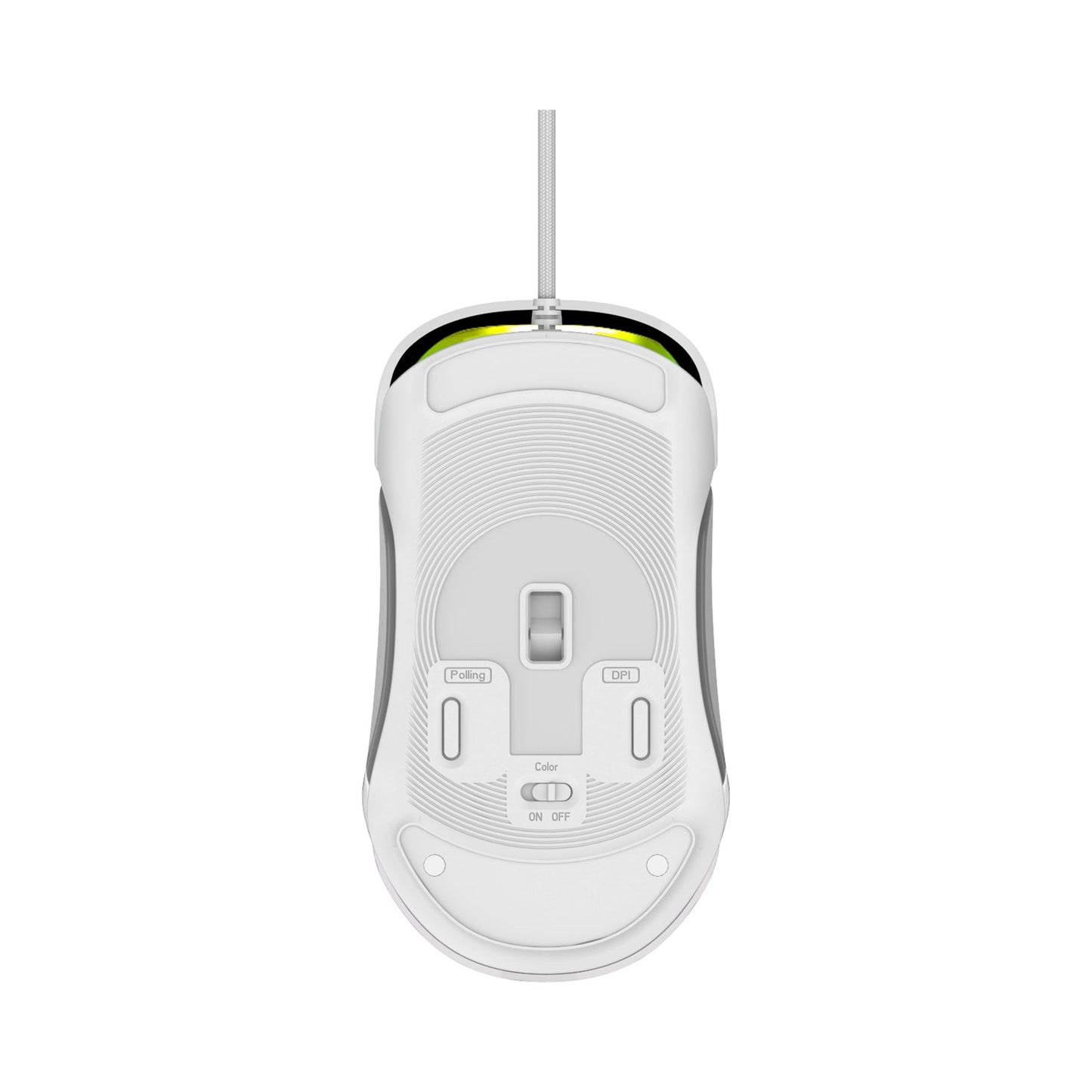 ANT ESPORTS GM610 CRYSTAL RGB WIRED GAMING MOUSE - WHITE