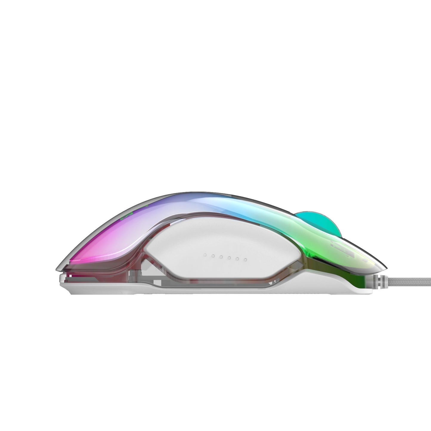 ANT ESPORTS GM610 CRYSTAL RGB WIRED GAMING MOUSE - WHITE
