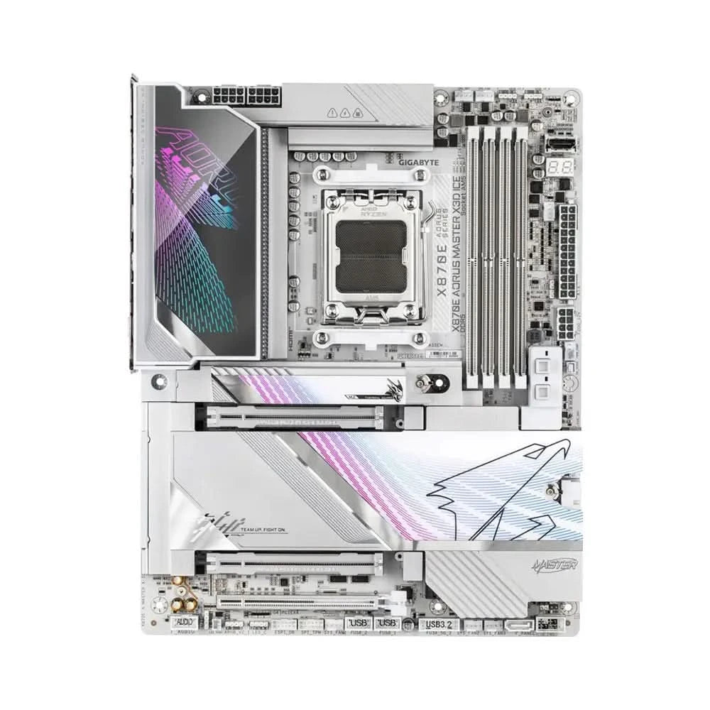 Gigabyte GA X870E AORUS MASTER X ICE 3D AMD Motherboard AM5 DDR5 ATX WiFi 7